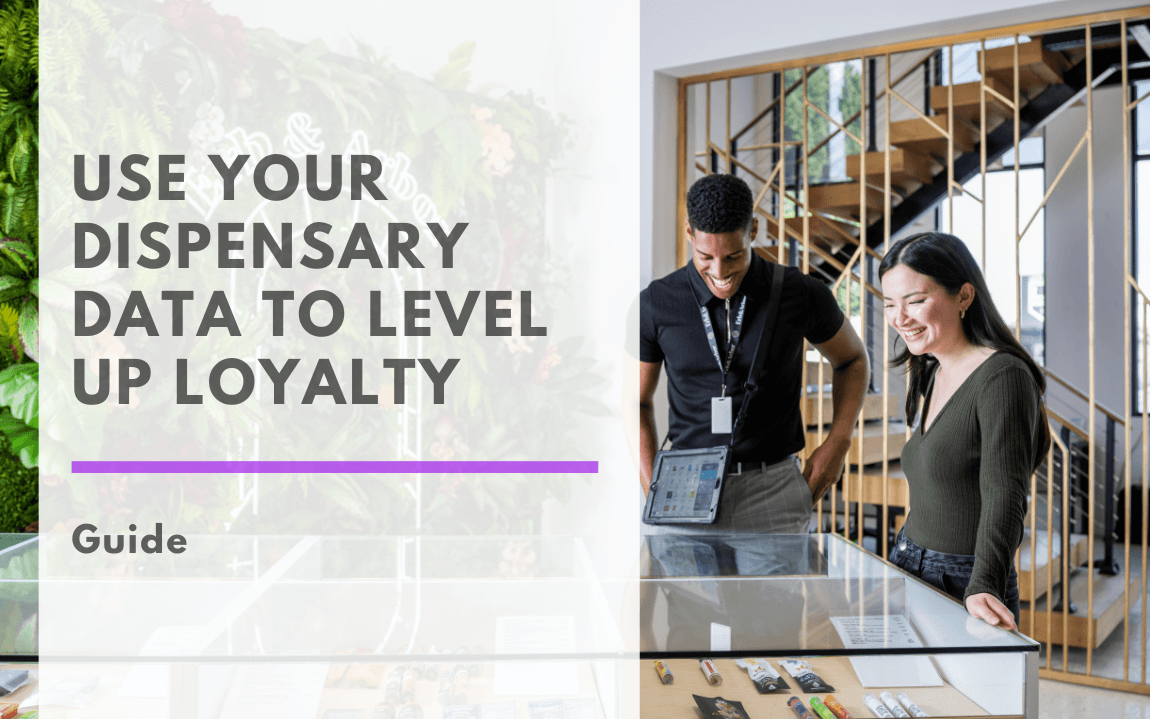 Budtender helping a loyal customer shop at Erb & Arbor dispensary