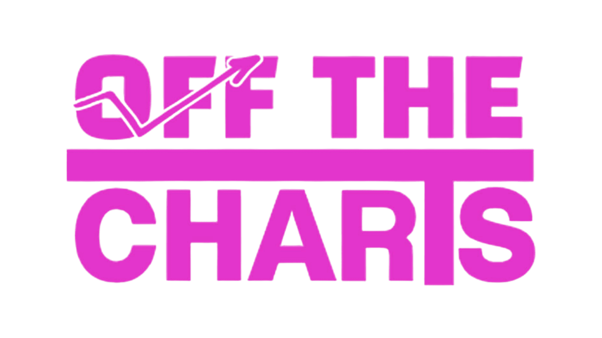Off the Charts Logo, Hot Pink